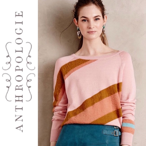 Anthropologie Sweaters - Anthropologie Moth Oblique Pullover Sweater